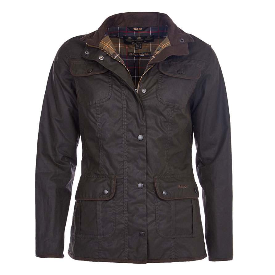Køb Barbour Ladies Utility Wax Jacket fra Outnorth